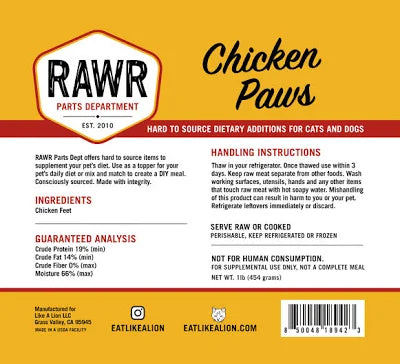 RAWR Frozen Chews