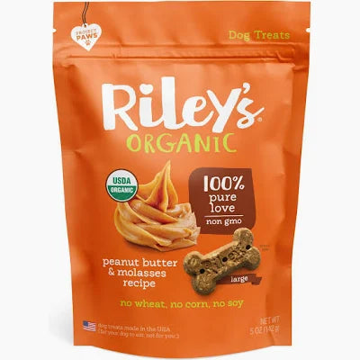Riley's Peanut Butter Molassas Small Bones 5oz