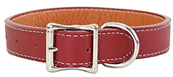 Auburn - Tuscan Italian Leather Collar -