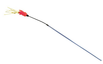 VEE PURRfect Cat Play Wand Bouncer Feather