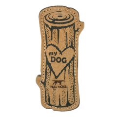 Tall Tails Dog Toys Leather Log M 7-9in