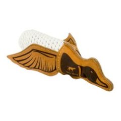 Tall Tails Dog Toys Leather Crunch Quacker XL 14-16in