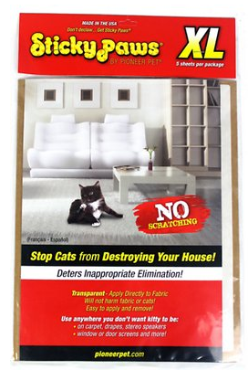 Sticky Paws Repellant 5 XL Sheets