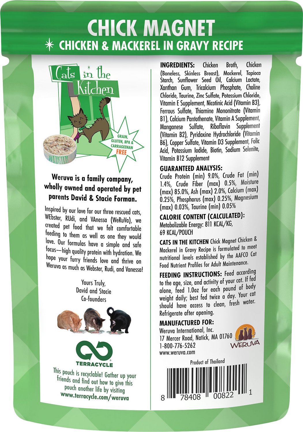 Weruva Wet Cat Food Pouches