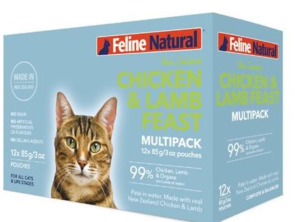 Feline Natural Pouch 3oz CASE