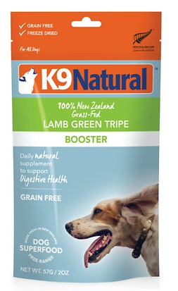 K9 Natural Dog Freeze Dried Green Tripe Booster