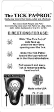 Load image into Gallery viewer, Tick Patrol Tick Key - Assorted Colors