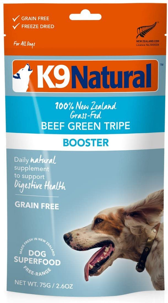 K9 Natural Dog Freeze Dried Green Tripe Booster
