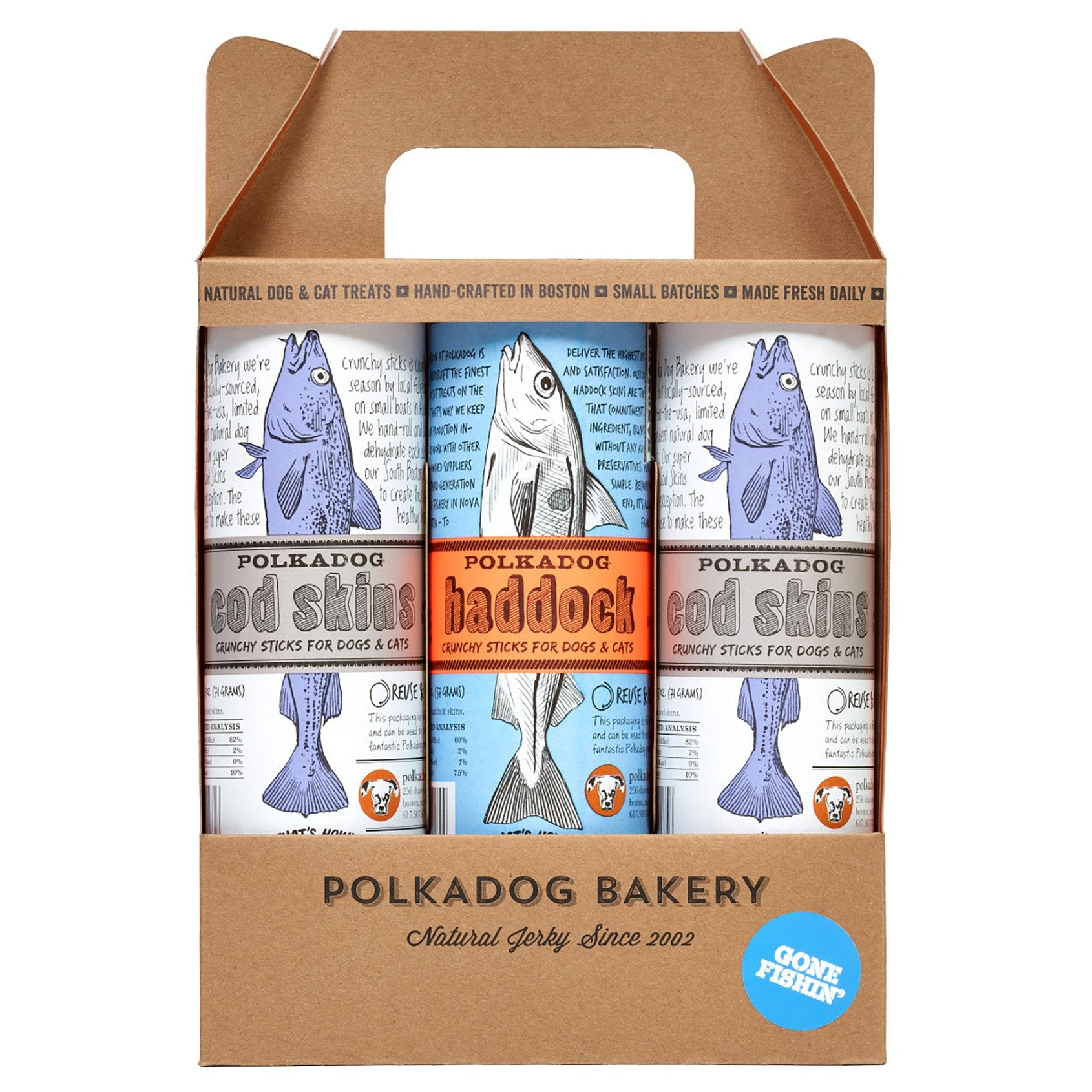 Polkadog 9" Fish Skins