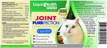 Liquid Health Joint Purr-Fection Glucosamine For Cats 2oz - 0