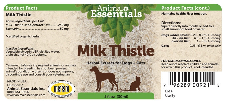 Animal Essentials - Milk Thistle