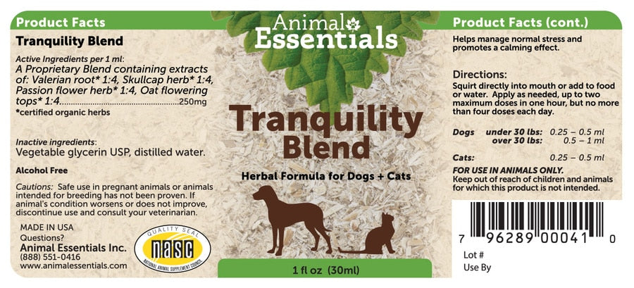 Animal Essentials Tranquility Blend