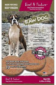 OC Raw Canine Diet Frozen Foods