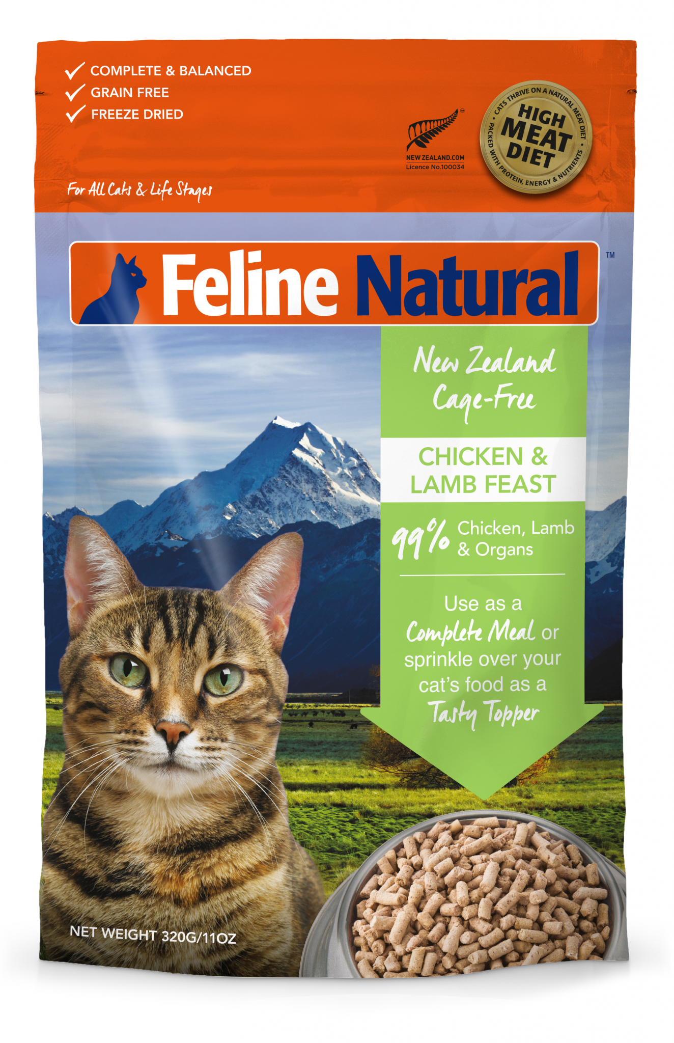 Feline Natural Freeze Dried Diets