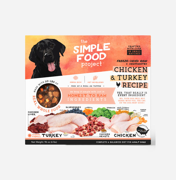 Simple Food Project Dog Freeze Dried Raw