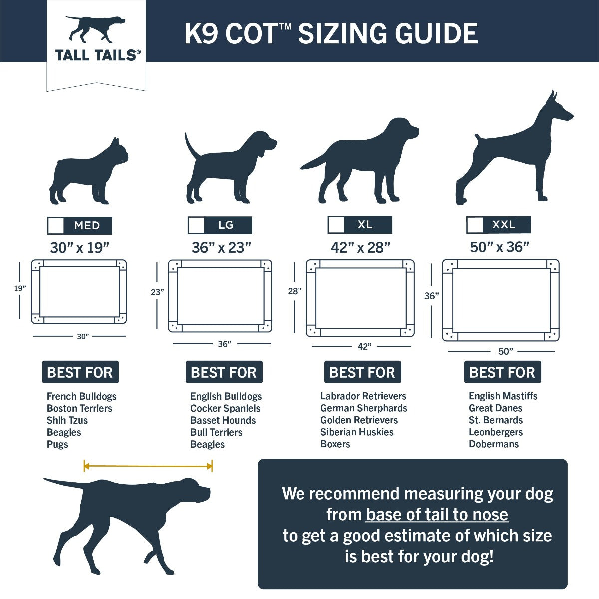 Tall Tails K9 Cot Bed