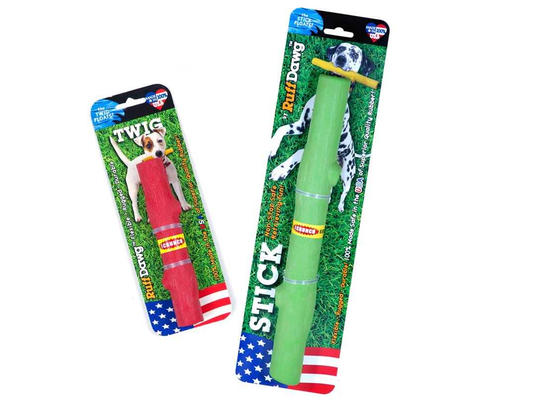 Ruffdawg Rubber Retrieving, Fetch and Tug Toys - 0