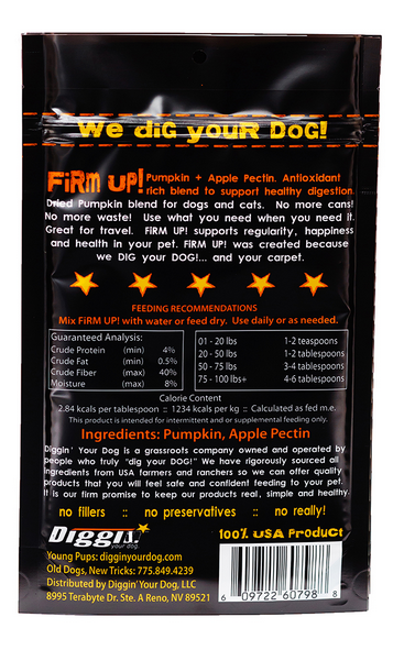 Diggin Your Dog Firm Up Pumpkin