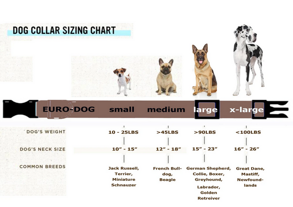 Euro Dog Collar - Waterproof, Quick Release