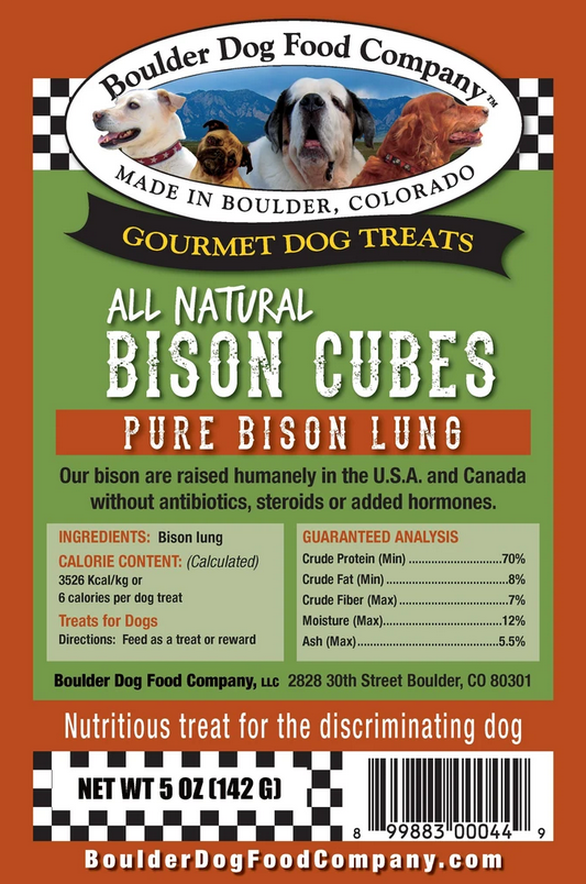 Boulder Dog Food Company Bison Treats