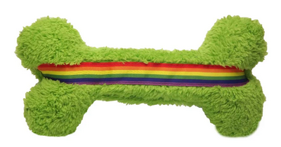 Cycle Dog Toy - Fuzzies, Bones - 0