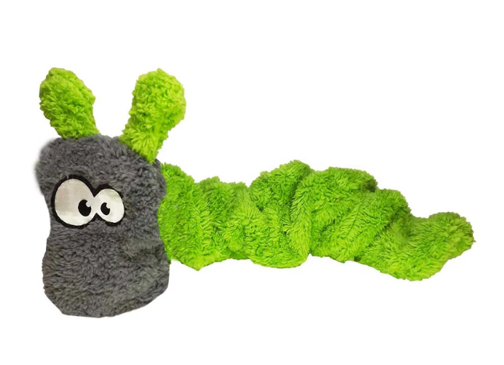 Cycle Dog Toy - Fuzzies, Coil Caterpillar