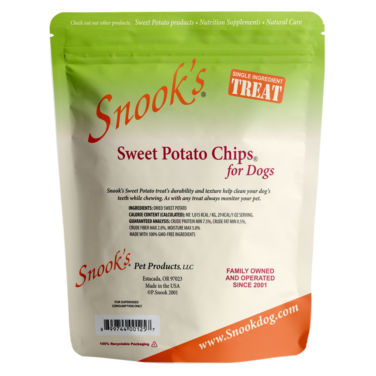 Snook's Sweet Potato Chew Treats