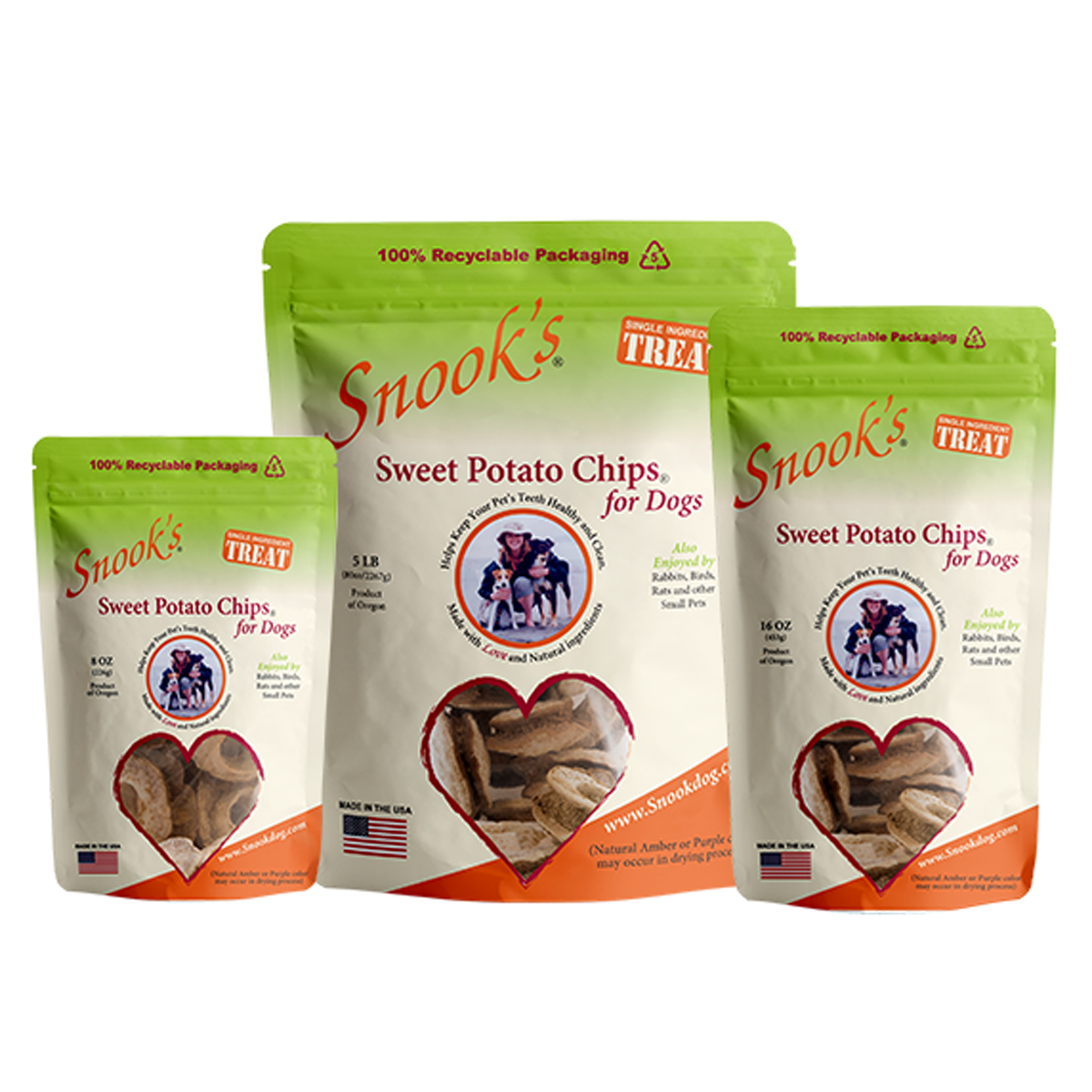 Snook's Sweet Potato Chew Treats - 0