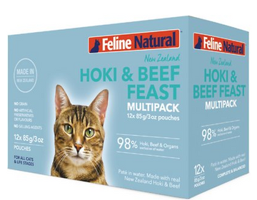 Feline Natural Pouch 3oz CASE