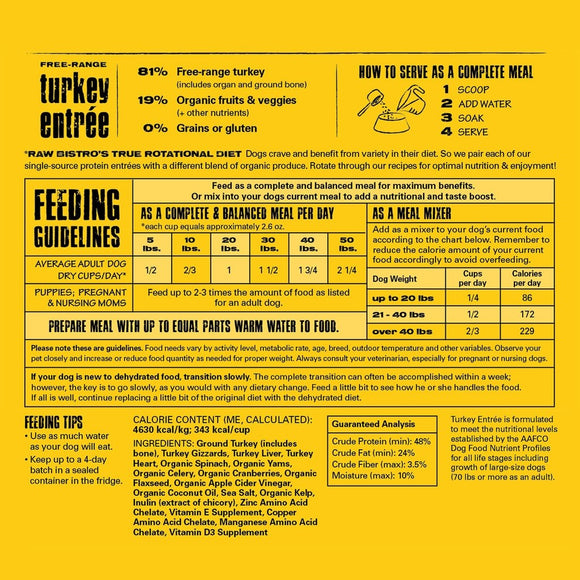 Raw Bistro Dog Dehydrated Raw